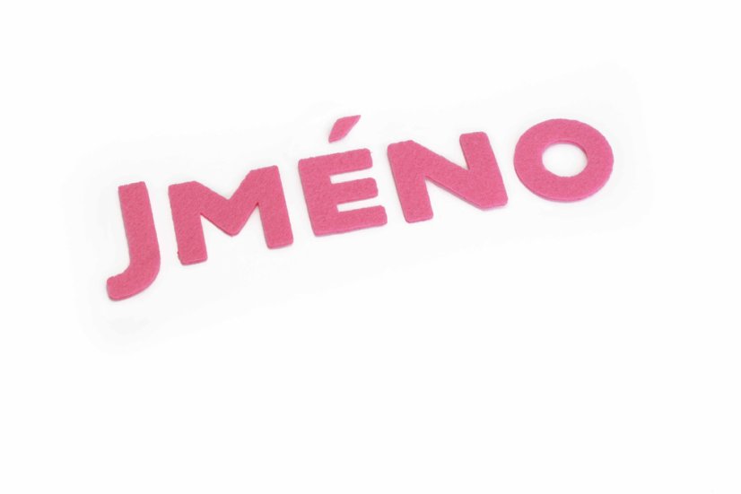 Písmenka filc výřezy Quiet Book