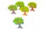 Provlékačka - strom - Velikost sady: 5 ks provlékaček (32 Kč/ks), Barva provlékačky: oranžová