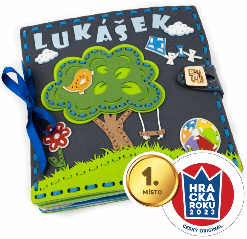 Quiet Book BUUK Dobrodružství — interaktivní knížka pro kluky