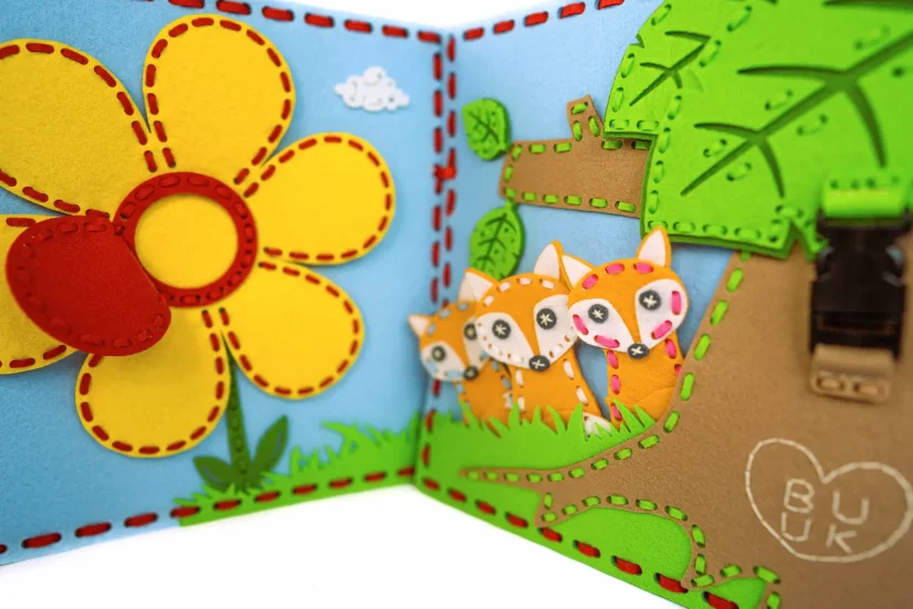 Quiet Book BUUK Dobrodružství — interaktivní knížka pro kluky