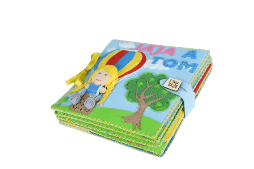 Písmenka filc výřezy Quiet Book