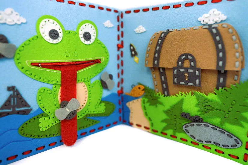 Quiet Book BUUK Dobrodružství — interaktivní knížka pro kluky