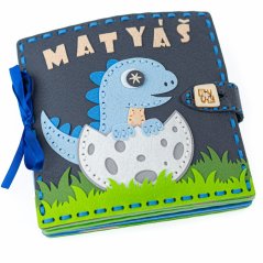Quiet Book BUUK Dino – sada na výrobu knížky bez šití