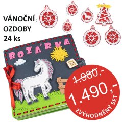 BUUK - statok (dievča)+ jméno + Vánoční sada