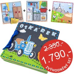 BUUK - statek (kluk) + jméno + 3x doplňková stránka