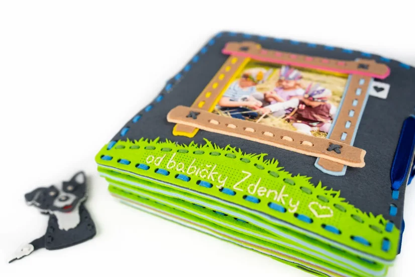 Quiet Book BUUK Statek — provlékací knížka pro kluky - BUUK si:: vyrobím ze sady  -  1.300,-
