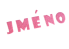 chci jméno - růžová písmenka