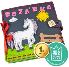 Quiet Book BUUK Statek — provlékací knížka pro holky