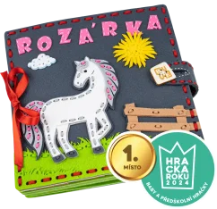 Quiet Book BUUK Statek — provlékací knížka pro holky