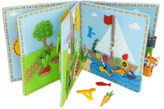 Quiet Book BUUK Dobrodružství — interaktivní knížka pro kluky