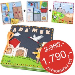 BUUK - statek (uni) + jméno + 3x doplňková stránka