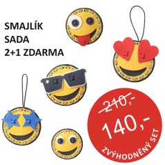 2+1 Smajlík - reflexní přívěsek