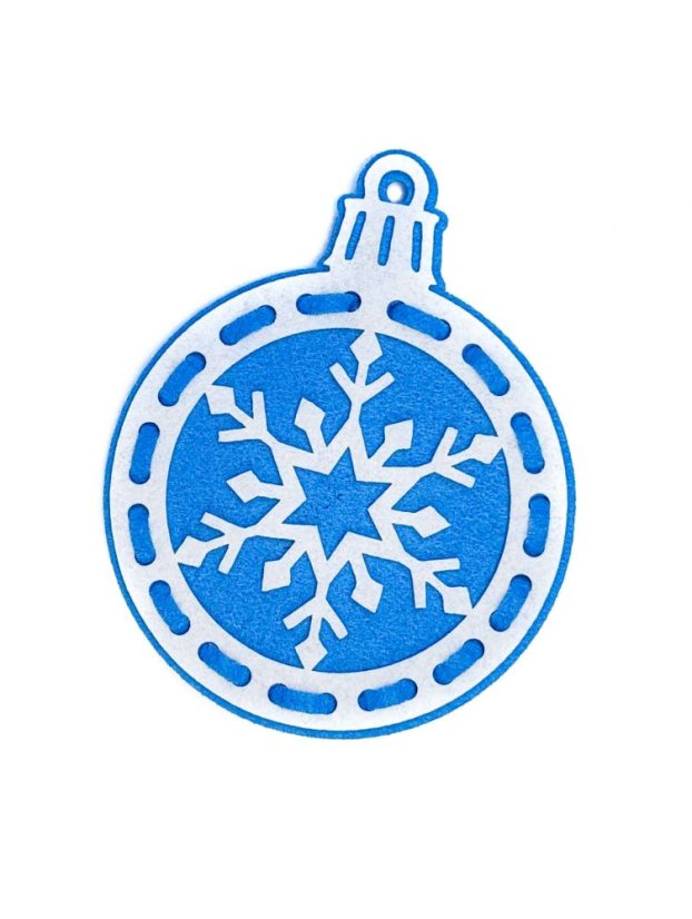 Provlékačka vánoční ozdoba - tvoření pro děti - Velikost sady: jedna provlékačka (39 Kč/ks), Barva provlékačky: červená