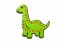 Provlékačka - dinosaurus - Velikost sady: 30 ks provlékaček (27 Kč/ks), Barva provlékačky: zelená