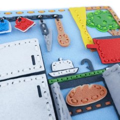 Doplňková stránka Quiet Book - Kuchyň