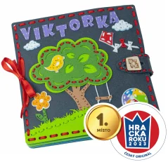 Quiet Book BUUK Dobrodružství — interaktivní knížka pro holky