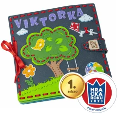 Quiet Book BUUK Dobrodružství — interaktivní knížka pro holky