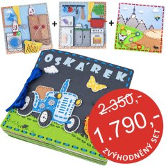 BUUK - statok (kluk)+ jméno + 3x doplňková stránka