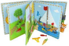 Quiet Book BUUK Dobrodružství — interaktivní knížka univerzální